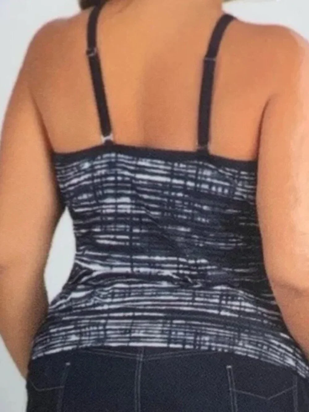 Free Country Tankini Top S NWT Boho Swim Batik Braided High Neck Beach
